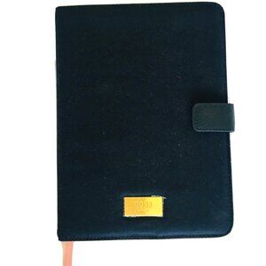 NEW Designer HUGO BOSS Luxe Notebook Journal Office School Notes Diary 6x9" Gold